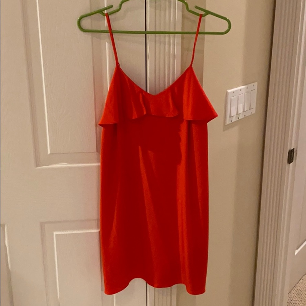 Red Tibi dress worn once